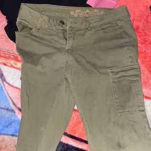 Wax Jean military green